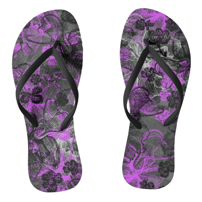 Wahine Lace Hawaiian Orchid Flip Flops (Fußbett)