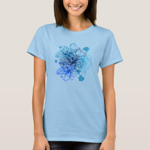 Wahine Lace Hawaiian Orchid T-Shirts