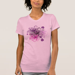 Wahine Lace Hawaiian Orchid T-Shirts