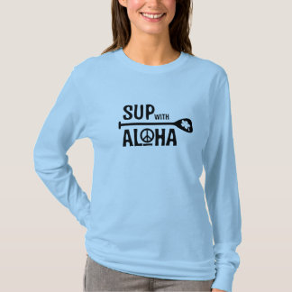 Wahine SUP mit Aloha Sleeve lang T-Shirt