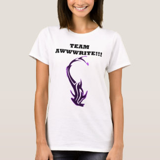 WAHINE - TEAM AWWWRITE - MANO - WEISSER T - SHIRT