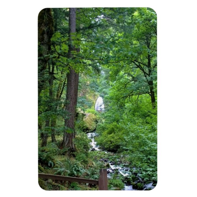 Wahkeena Falls, OR Magnet (Vertikal)