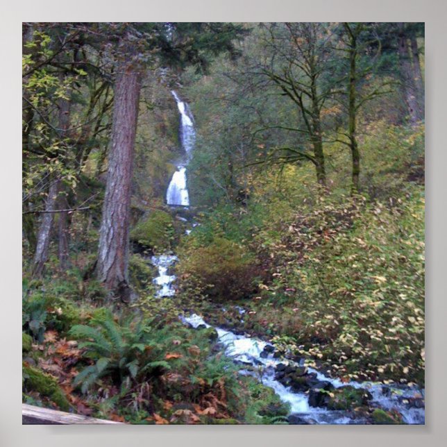 Wahkeena Falls, OR Poster (Vorne)