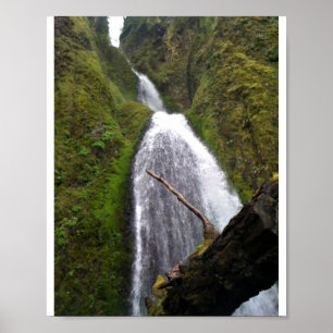 Wahkeena Falls, Oregon Poster