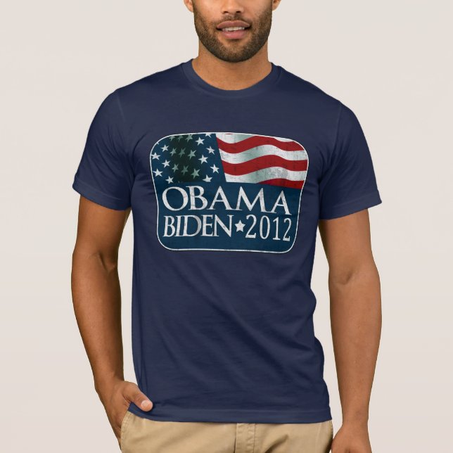 Wahl 2012 Obama Biden beunruhigt T-Shirt (Vorderseite)