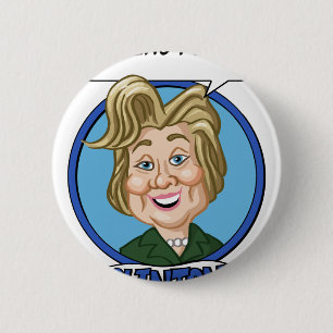 Wahl 2016 Hilary Clinton Button