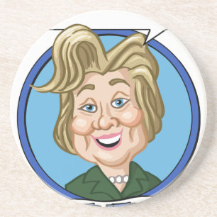 Wahl 2016 Hilary Clinton Sandstein Untersetzer