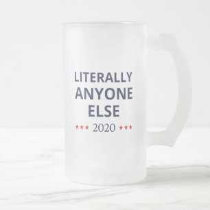 Wahl 2020, Anti-Trump - Jeder andere II Mattglas Bierglas