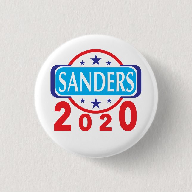 Wahl 2020 in Sanders Button (Vorderseite)