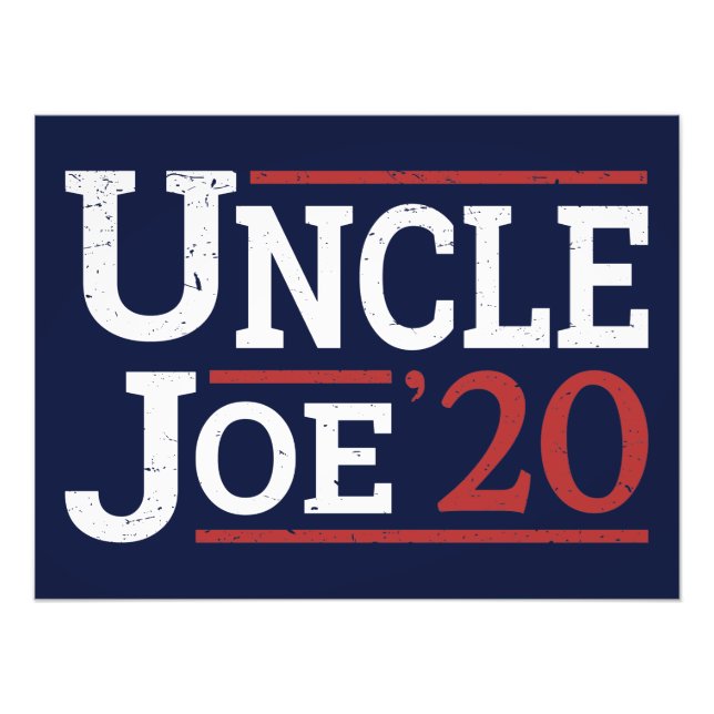 Wahl 2020 - Onkel Joe Fotodruck (Vorne)