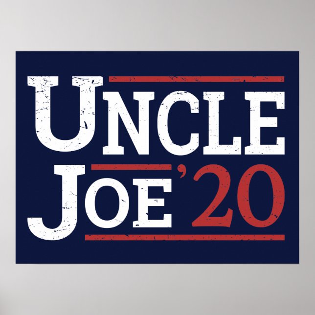 Wahl 2020 - Onkel Joe Poster (Vorne)