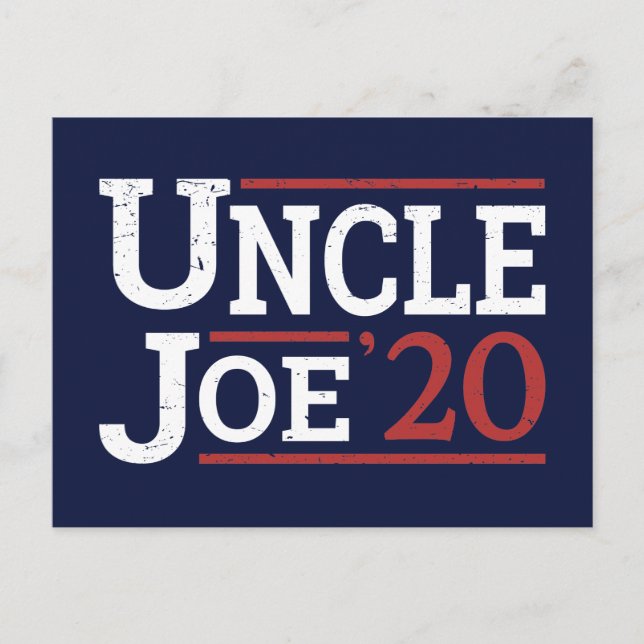 Wahl 2020 - Onkel Joe Postkarte (Vorderseite)