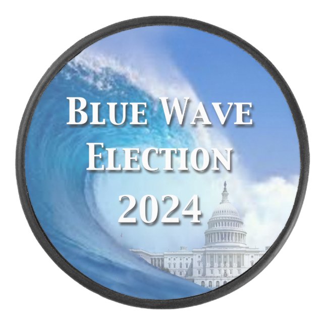 Wahl 2024 eishockey puck (Vorderseite)