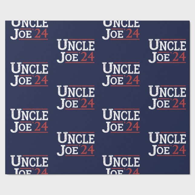 Wahl 2024 - Onkel Joe I Geschenkpapier (Saum)