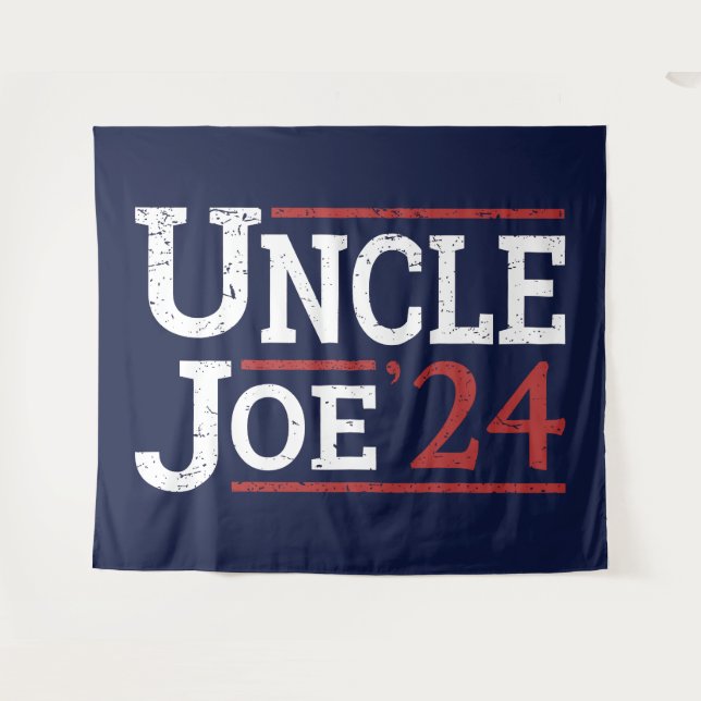 Wahl 2024 - Onkel Joe I Wandteppich (Vorderseite (Horizontal))