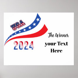 Wahl 2024 poster