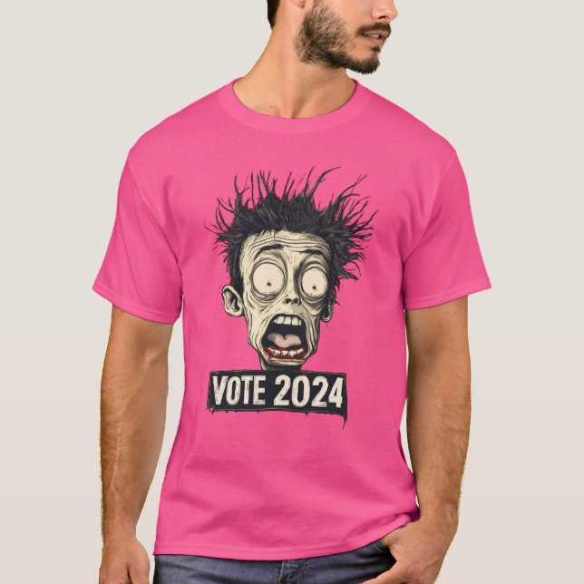 Wahl 2024 Schrei-T - Shirt (Vorderseite)