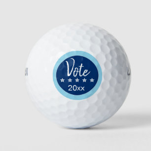 Wahl 2026 Wahl Fünf Sterne Blau Nichtparteiisch Golfball