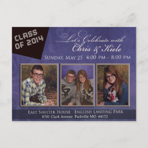 Wahl 34 einladungspostkarte