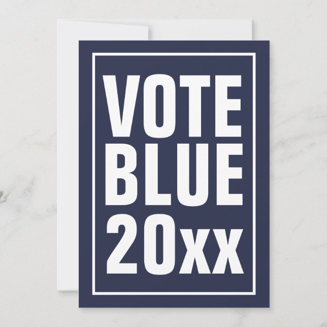 Wahl Blue 2024 USA Einladung (Rückseite)