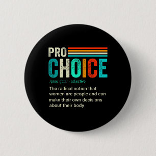 Wahl Definition Feministin Frauenrechte Retro Vi Button