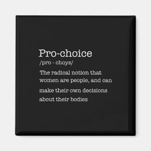 Wahl Definition Frauenrechte radikale Feministin Magnet