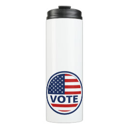 Wahl der amerikanischen Flagge 2024 Thermosbecher