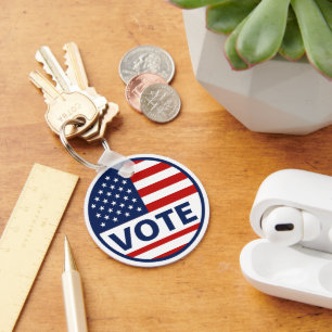 Wahl der Präsidentschaftswahlen unter amerikanisch Schlüsselanhänger