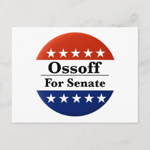 Wahl des georgischen Senators Jon Ossoff im Jahr 2 Postkarte