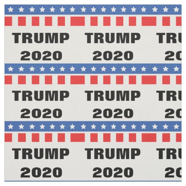 Wahl des Trump-Präsidenten 2020 Stoff (Muster)