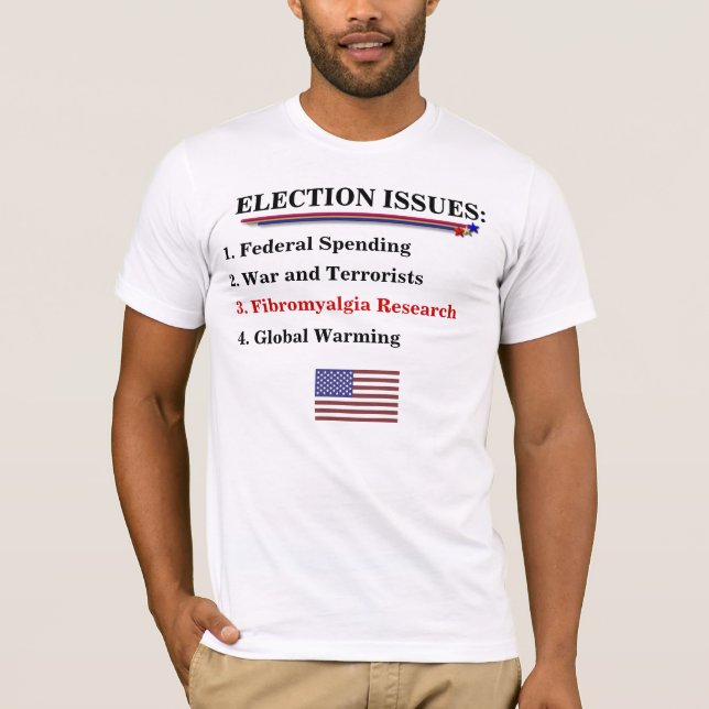 Wahl-Fragen T-Shirt (Vorderseite)