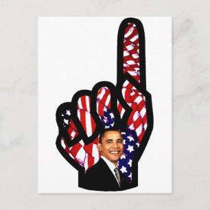 Wahl für Barack Obama 2012,Neuwahl Obama_ Postkarte