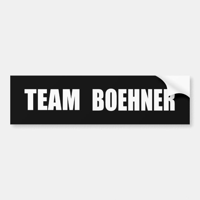 Wahl-Gang JOHNS BOEHNER Autoaufkleber (Vorne)