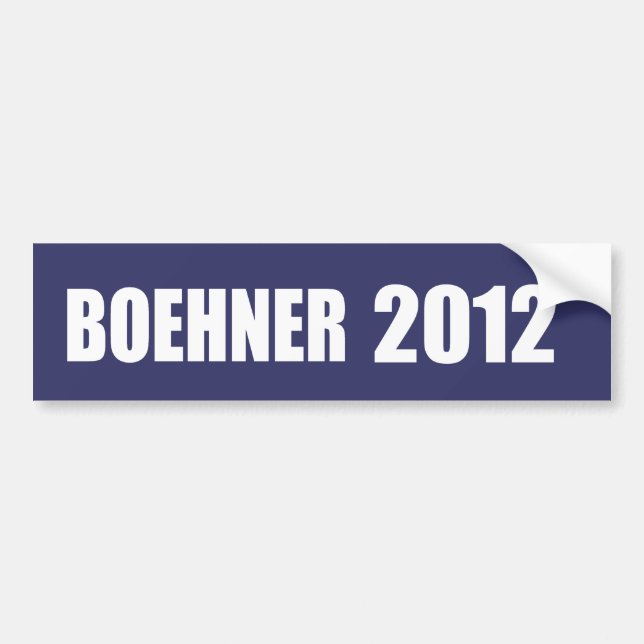 Wahl-Gang JOHNS BOEHNER Autoaufkleber (Vorne)