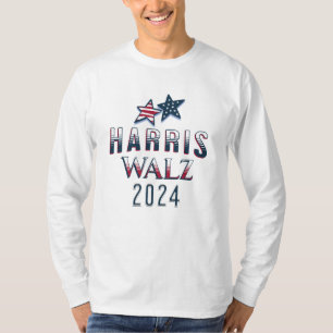 Wahl Harris und Walz 2024 T-Shirt