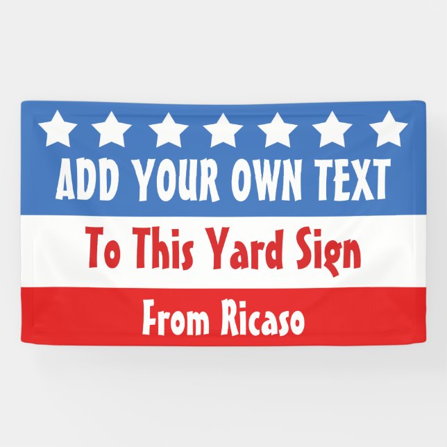 Wahl in den USA individuell anpassbar Banner (Horizontal)