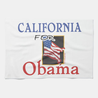 Wahl Kalifornien für Obama Handtuch