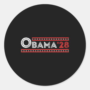 Wahl Obama für den Wandel 2028 Präsidentschaftswah Runder Aufkleber