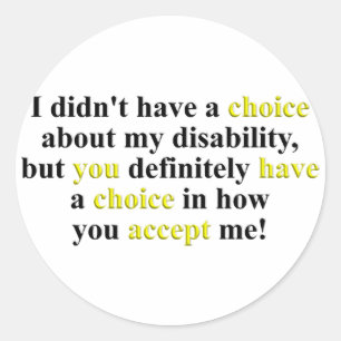 Wahl Runder Aufkleber