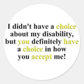 Wahl Runder Aufkleber