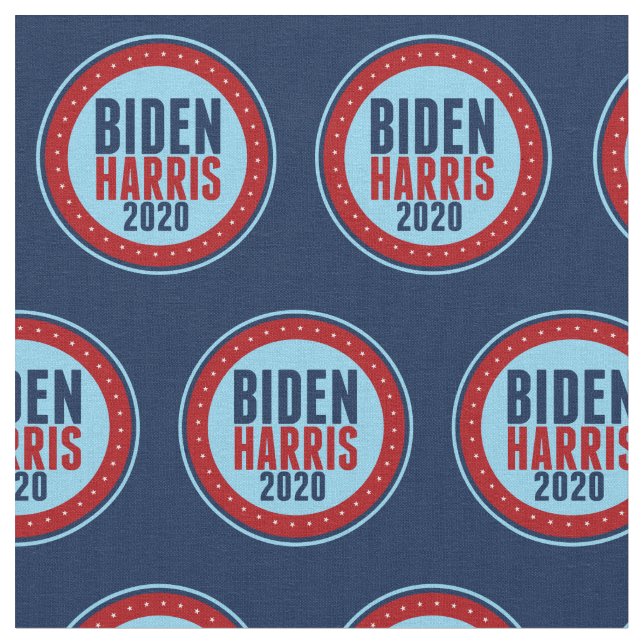 Wahl von Biden Harris 2020 Stoff (Nahaufnahme)