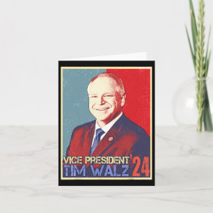 Wahl von Harris-Vizepräsident Tim Walz Waltz 2024 Karte