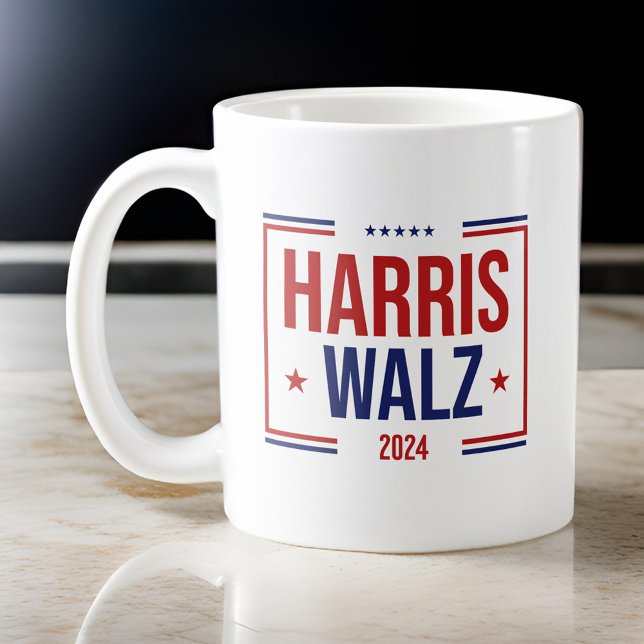 Wahl von Harris Walz Kaffeetasse (Harris Walz Campaign Election Coffee Mug)