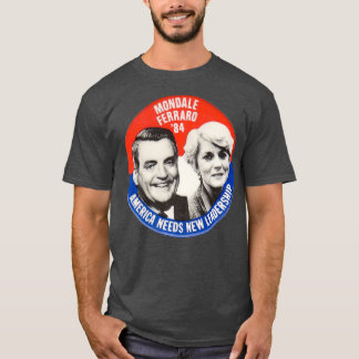 Wahl von Mondale Ferraro Walter Geraldine T-Shirt