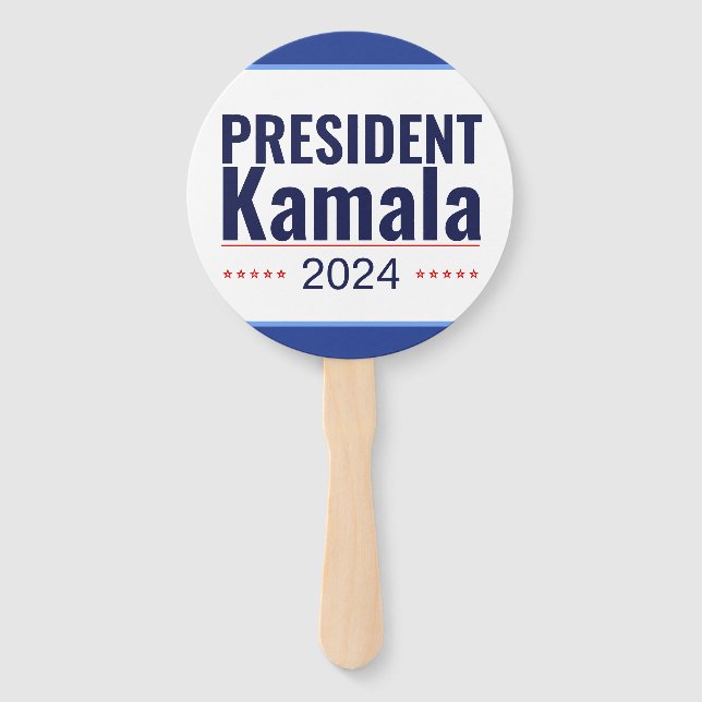 Wahl von Präsident Kamala 2024 Fächer (Vorderseite)