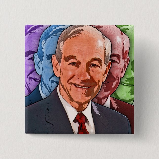 Wahl von Ron Paul zum Präsidenten Button (Vorderseite)