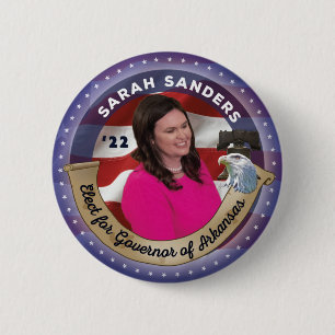 Wahl von Sarah Sanders zum Gouverneur von Arkansas Button