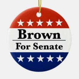 Wahl von Sherrod Brown zum US-Senat 2024 Keramik Ornament