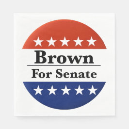 Wahl von Sherrod Brown zum US-Senat 2024 Serviette