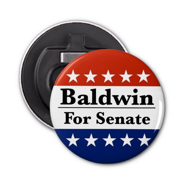 Wahl von Tammy Baldwin zum Senat 2024 Flaschenöffner (Vorderseite)